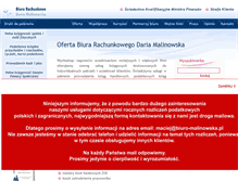 Tablet Screenshot of biuro-malinowska.pl